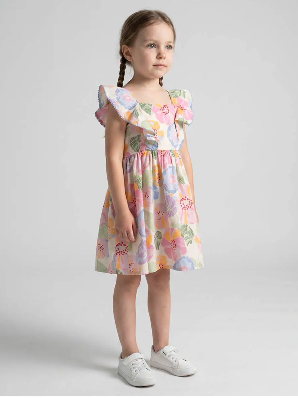 Baby‎ GAP Pink Floral Smocked poplin Dress | Size 4T